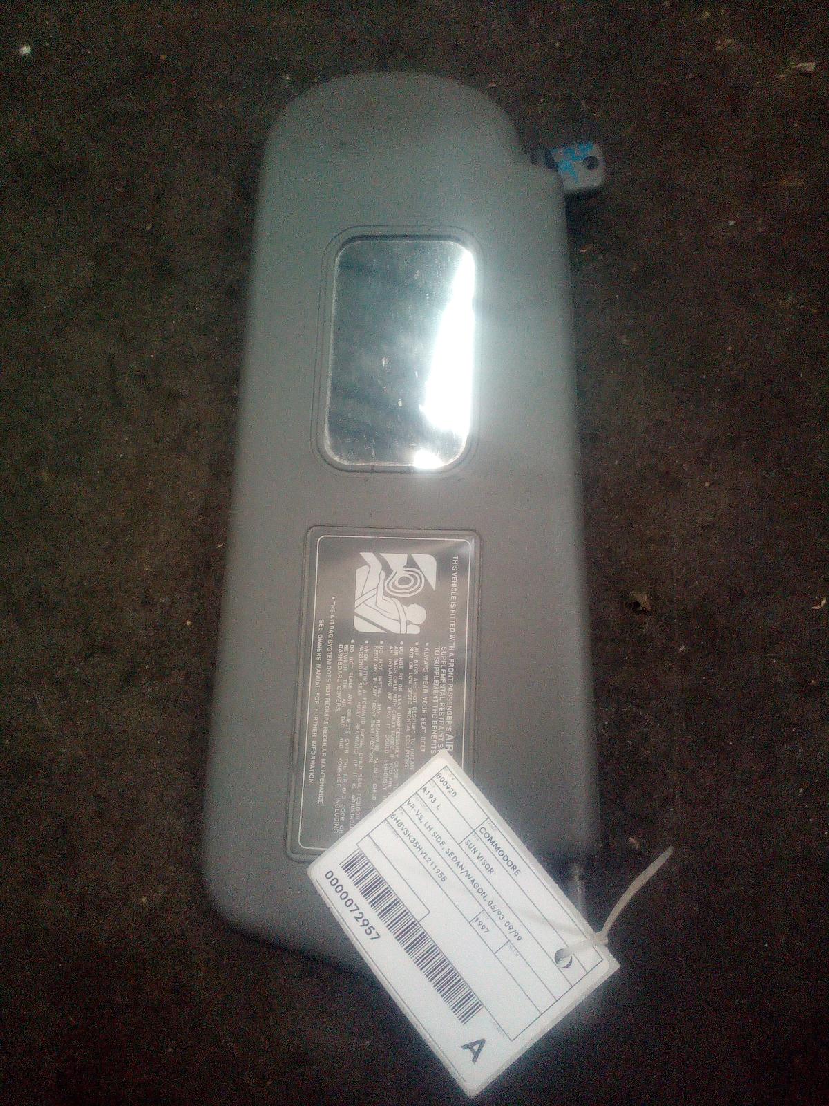 View Auto part Sunvisor Holden Commodore 1997