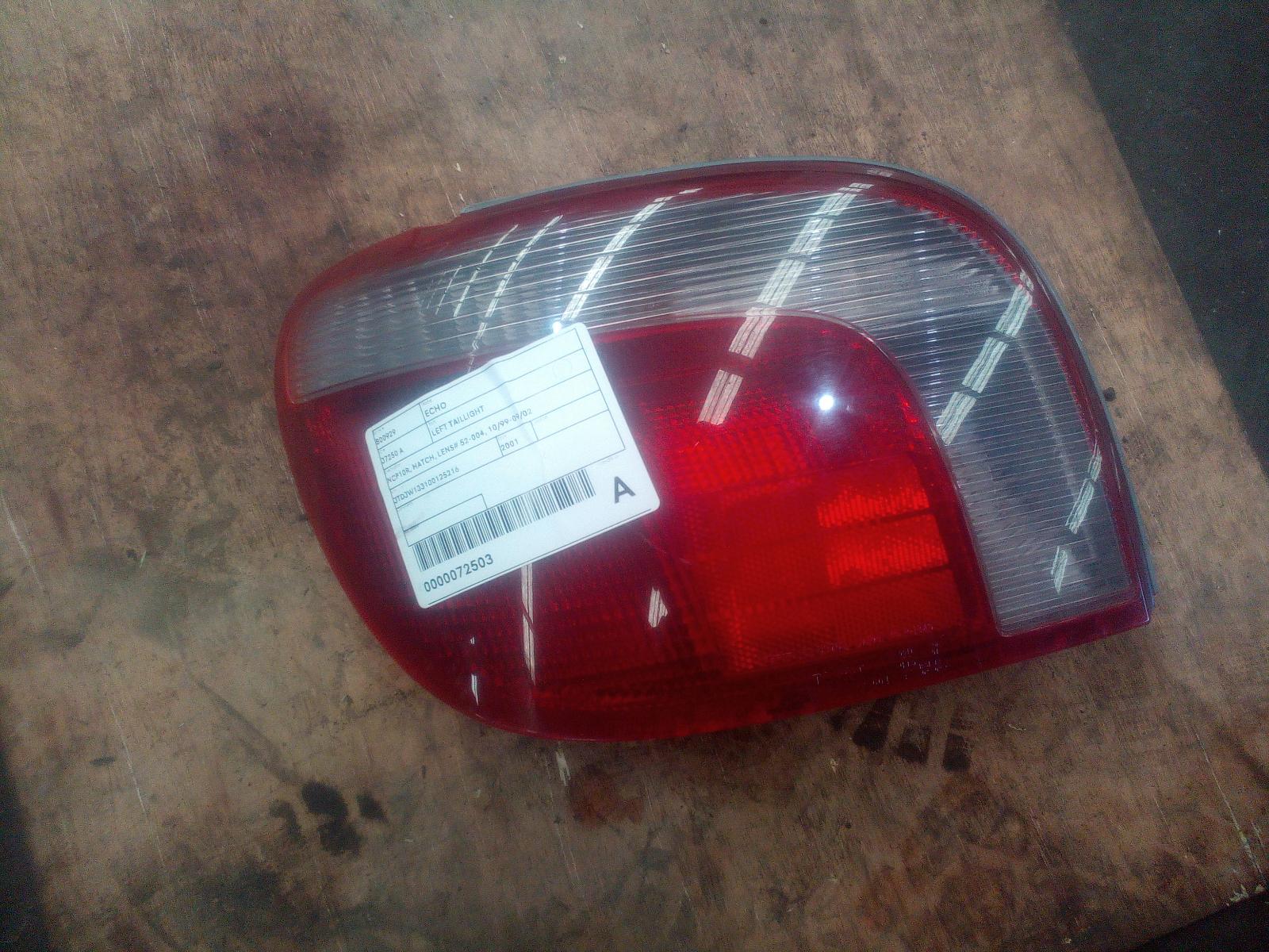 View Auto part Left Taillight Toyota Echo 2001