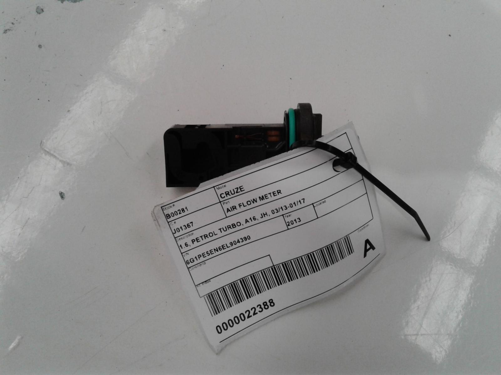View Auto part Air Flow Meter Holden Cruze 2013