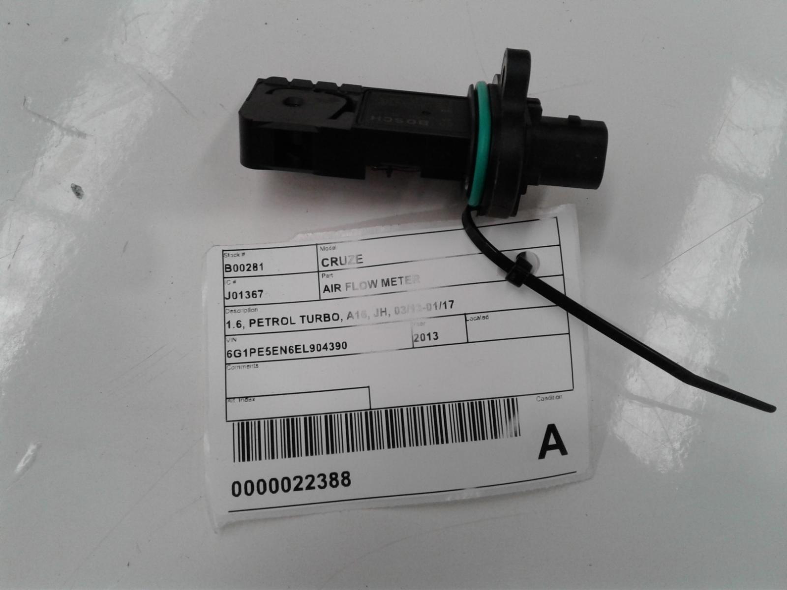 View Auto part Air Flow Meter Holden Cruze 2013