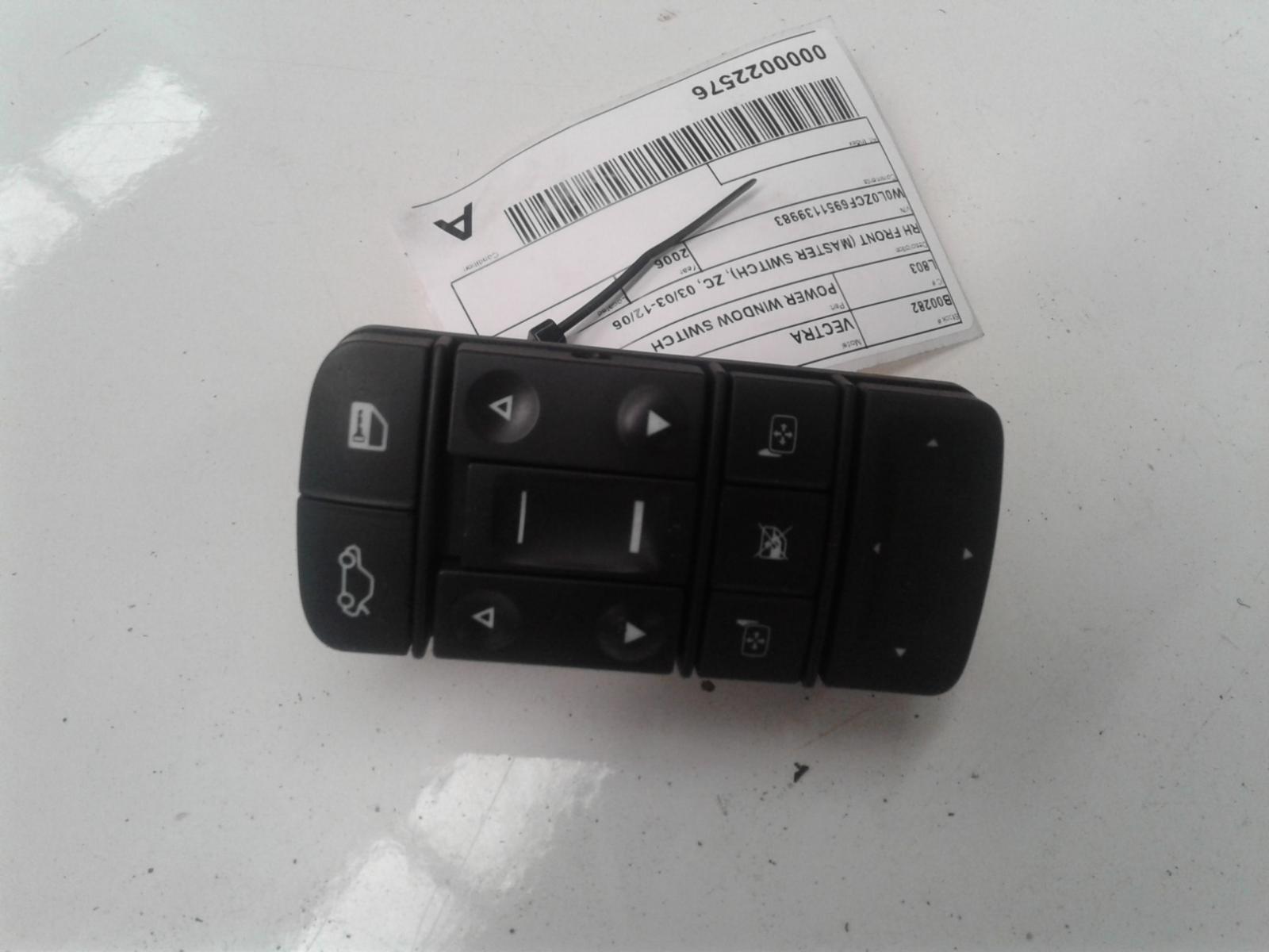 2006 Holden Vectra Pwr Dr Wind Switch View Auto part Pwr Dr Wind Switch Holden Vectra 2006
