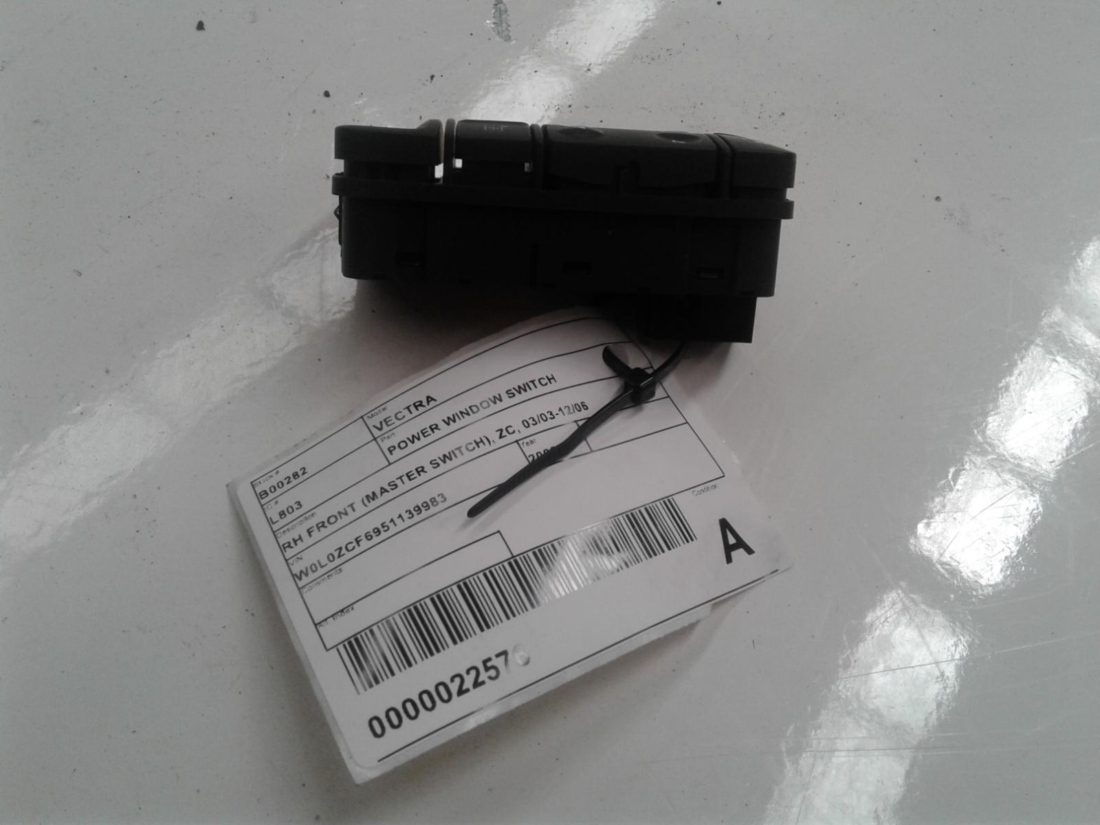 2006 Holden Vectra Pwr Dr Wind Switch View Auto part Pwr Dr Wind Switch Holden Vectra 2006