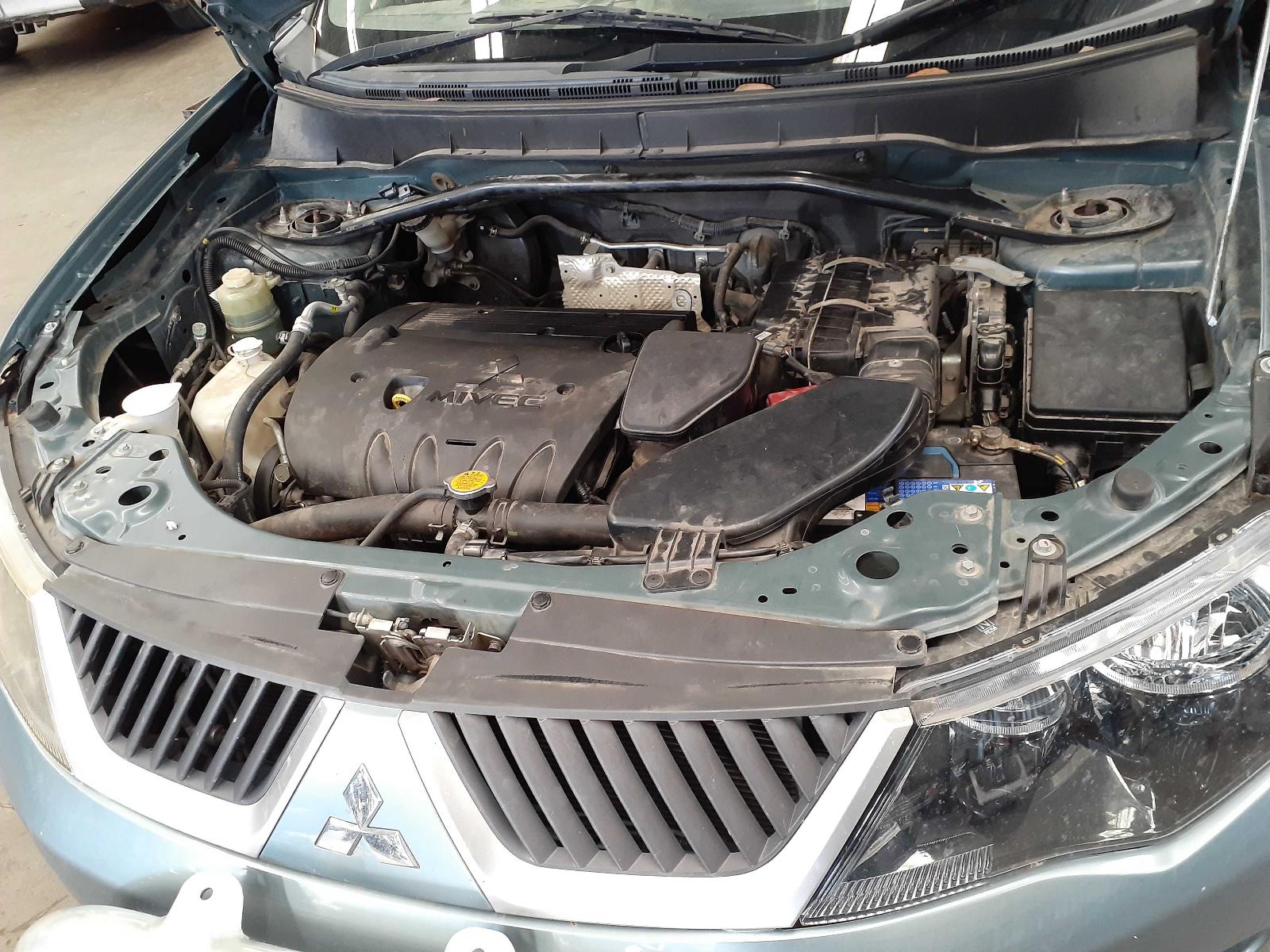 2009 Mitsubishi Outlander Bonnet View Auto part Bonnet Mitsubishi Outlander 2009