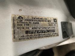 View Auto part Right Rear Wnd Reg/Motor Holden Colorado 2013