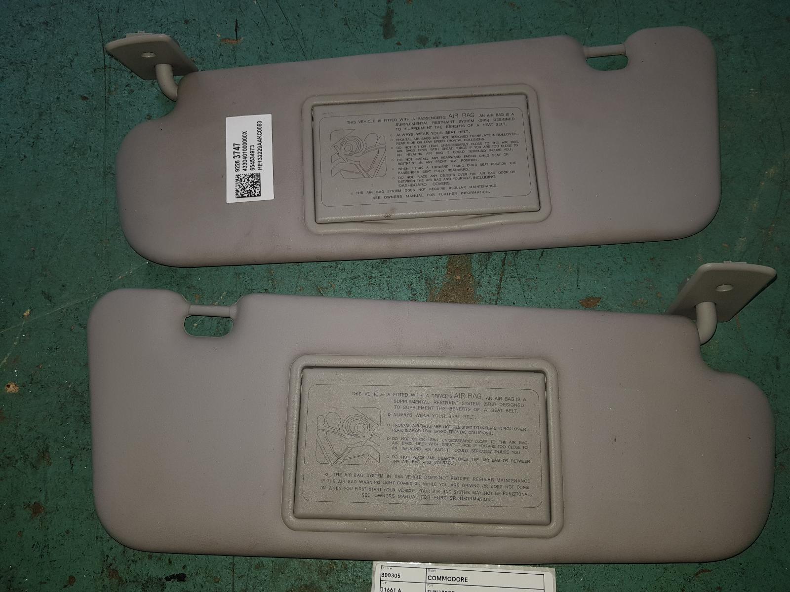 View Auto part Sunvisor Holden Commodore 2013