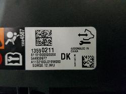 View Auto part Airbag Module/Sensor Holden Commodore 2013