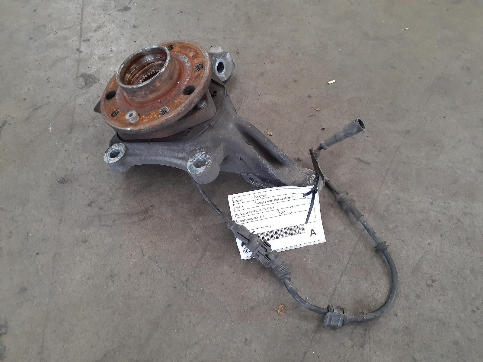 View Auto part Right Front Hub Assembly Holden Vectra 2003