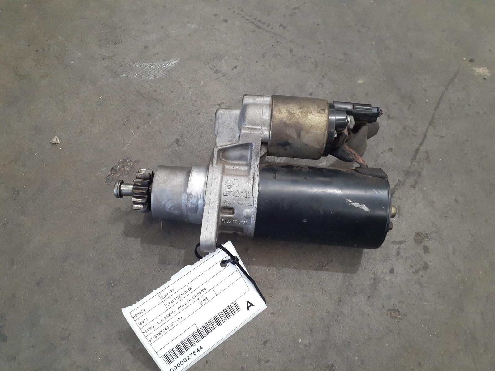 2005 Toyota Camry Starter View Auto part Starter Toyota Camry 2005