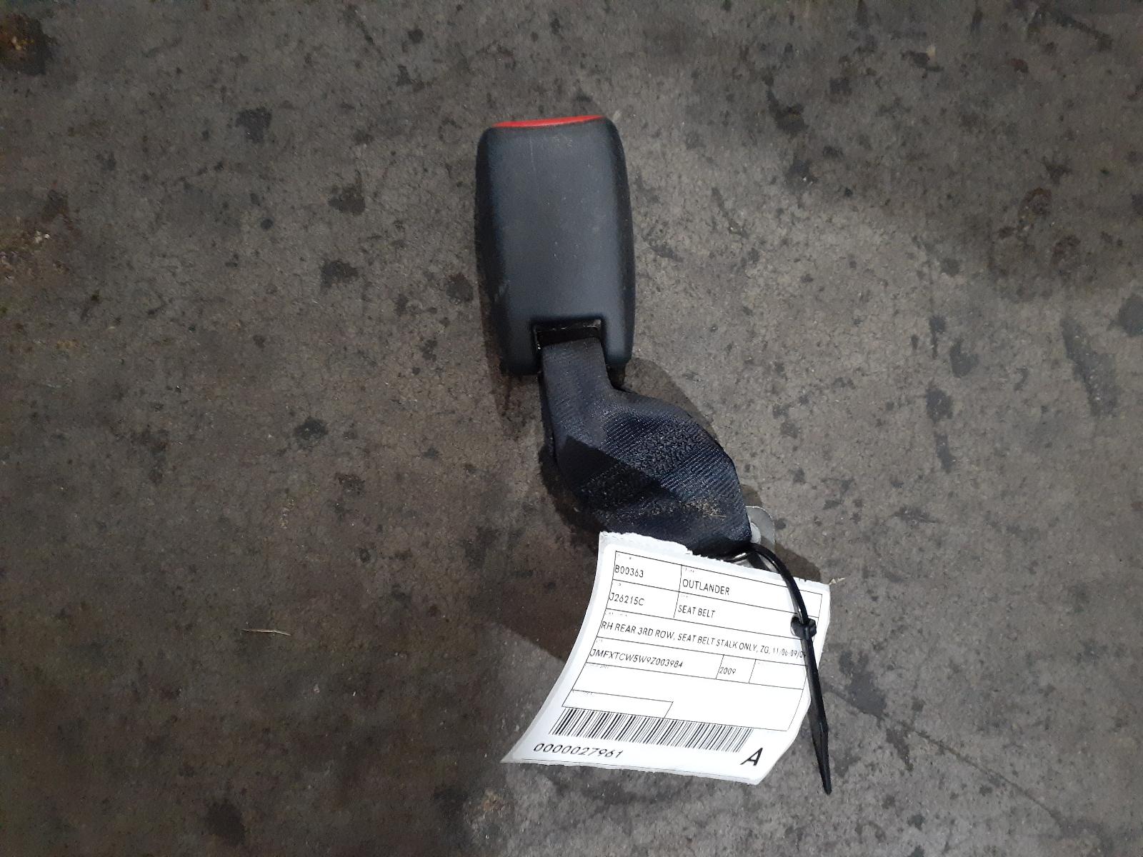 2009 Mitsubishi Outlander Seatbelt/Stalk View Auto part Seatbelt/Stalk Mitsubishi Outlander 2009