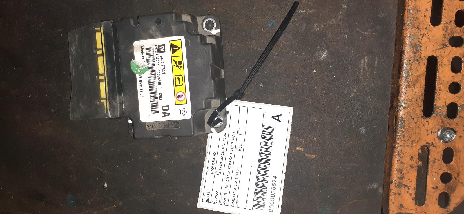 View Auto part Airbag Module/Sensor Holden Colorado 2013