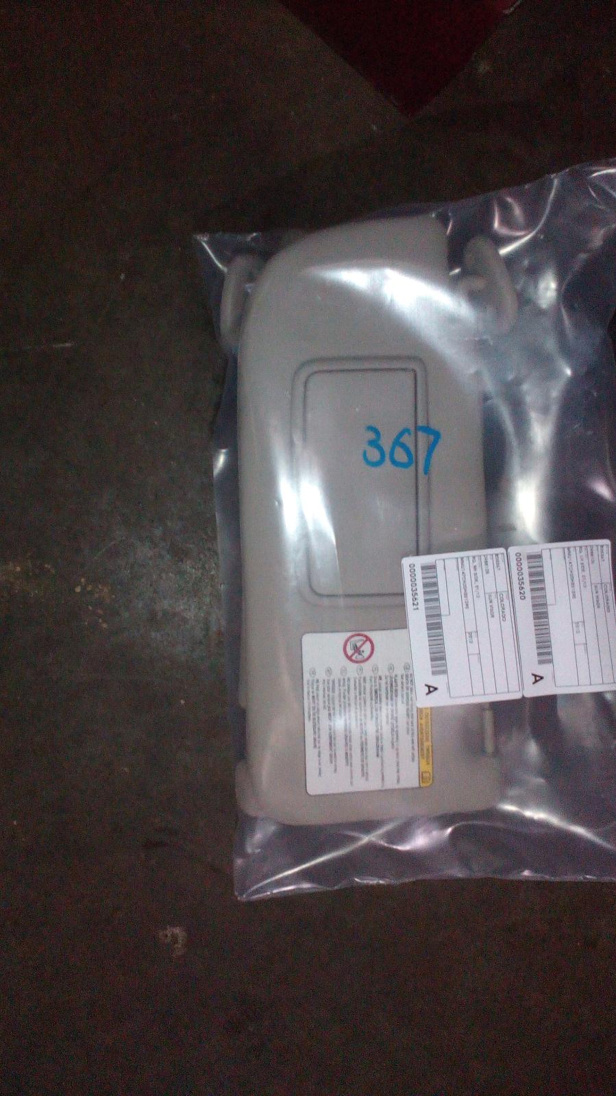 2013 Holden Colorado Sunvisor View Auto part Sunvisor Holden Colorado 2013