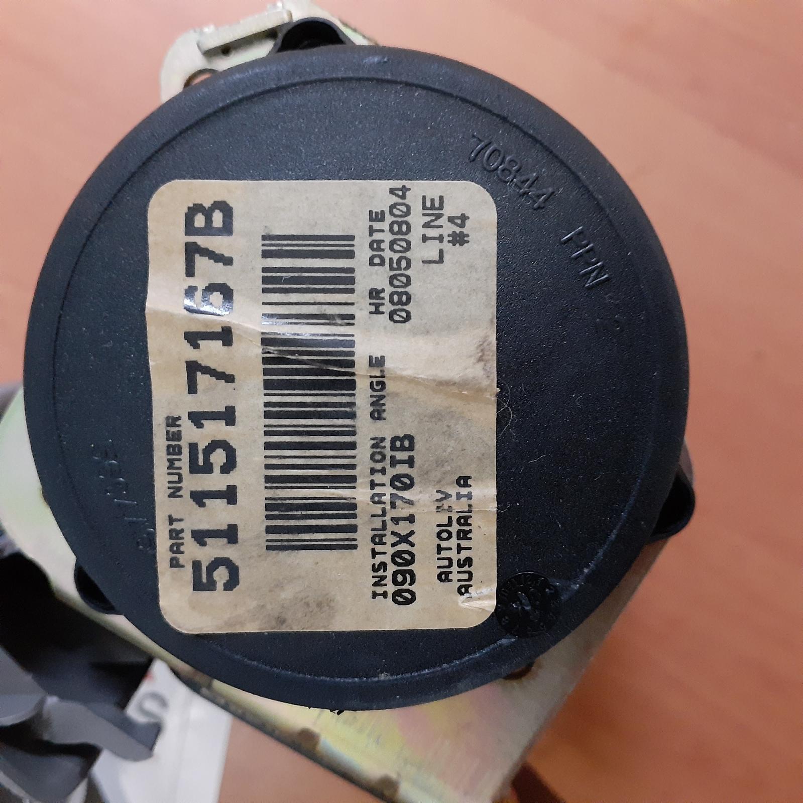 View Auto part Seatbelt/Stalk Toyota Camry 2004