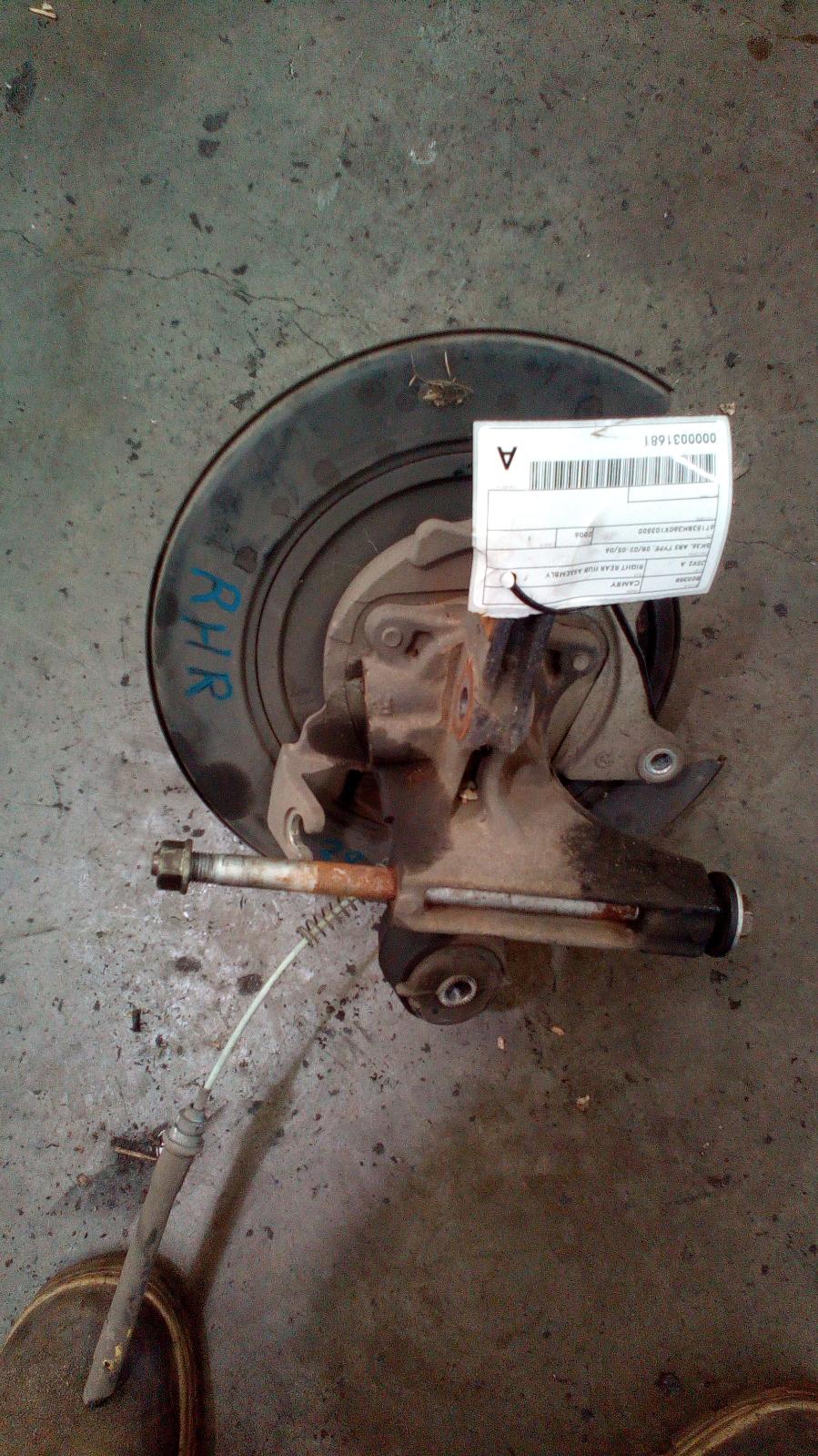 View Auto part Right Rear Hub Assembly Toyota Camry 2006