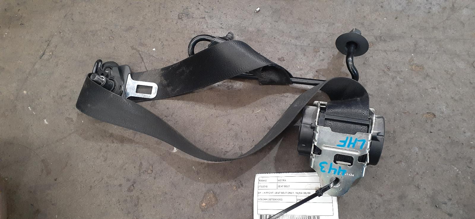 2007 Holden Astra Seatbelt/Stalk View Auto part Seatbelt/Stalk Holden Astra 2007