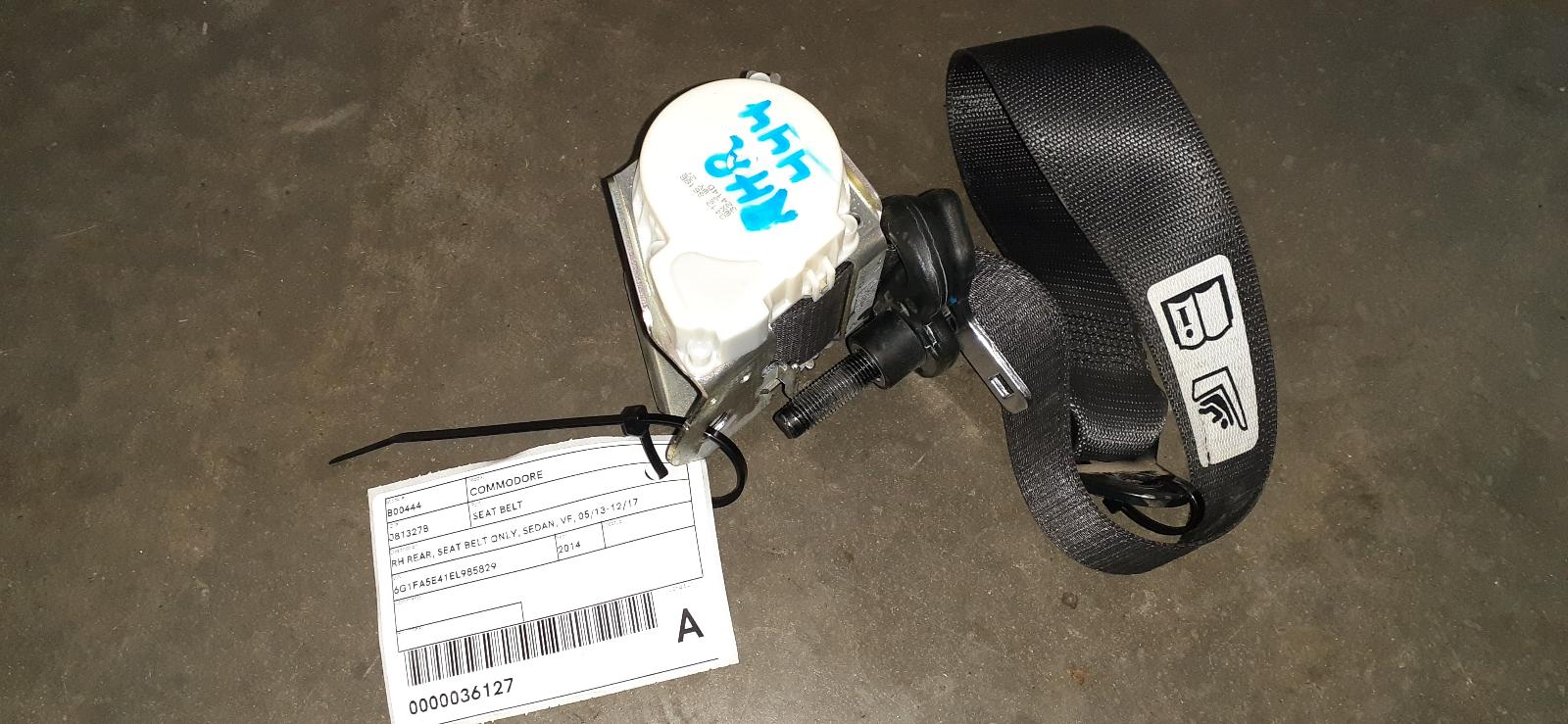 View Auto part Seatbelt/Stalk Holden Commodore 2014