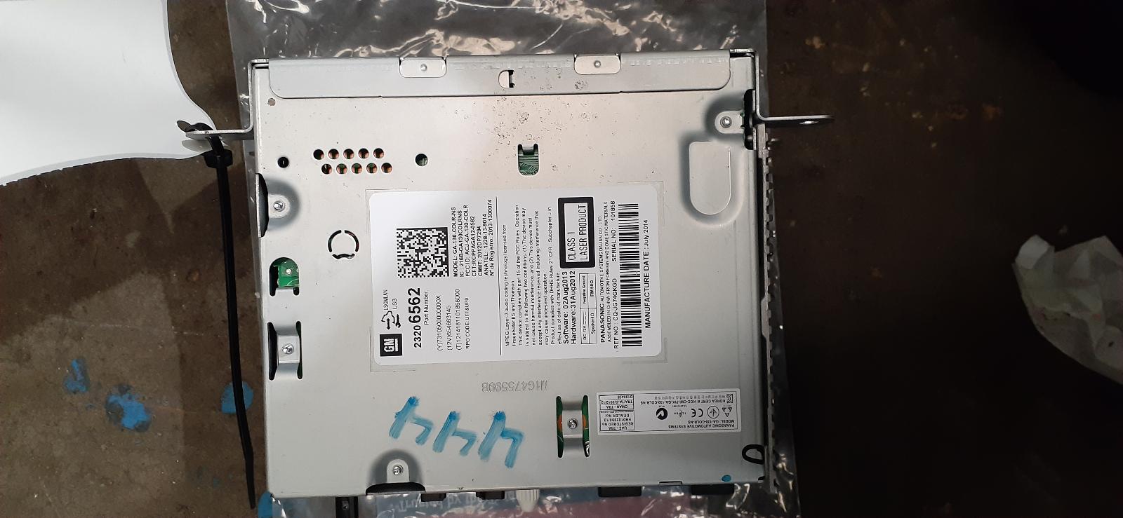 View Auto part Radio/Cd/Dvd/Sat/Tv Holden Commodore 2014