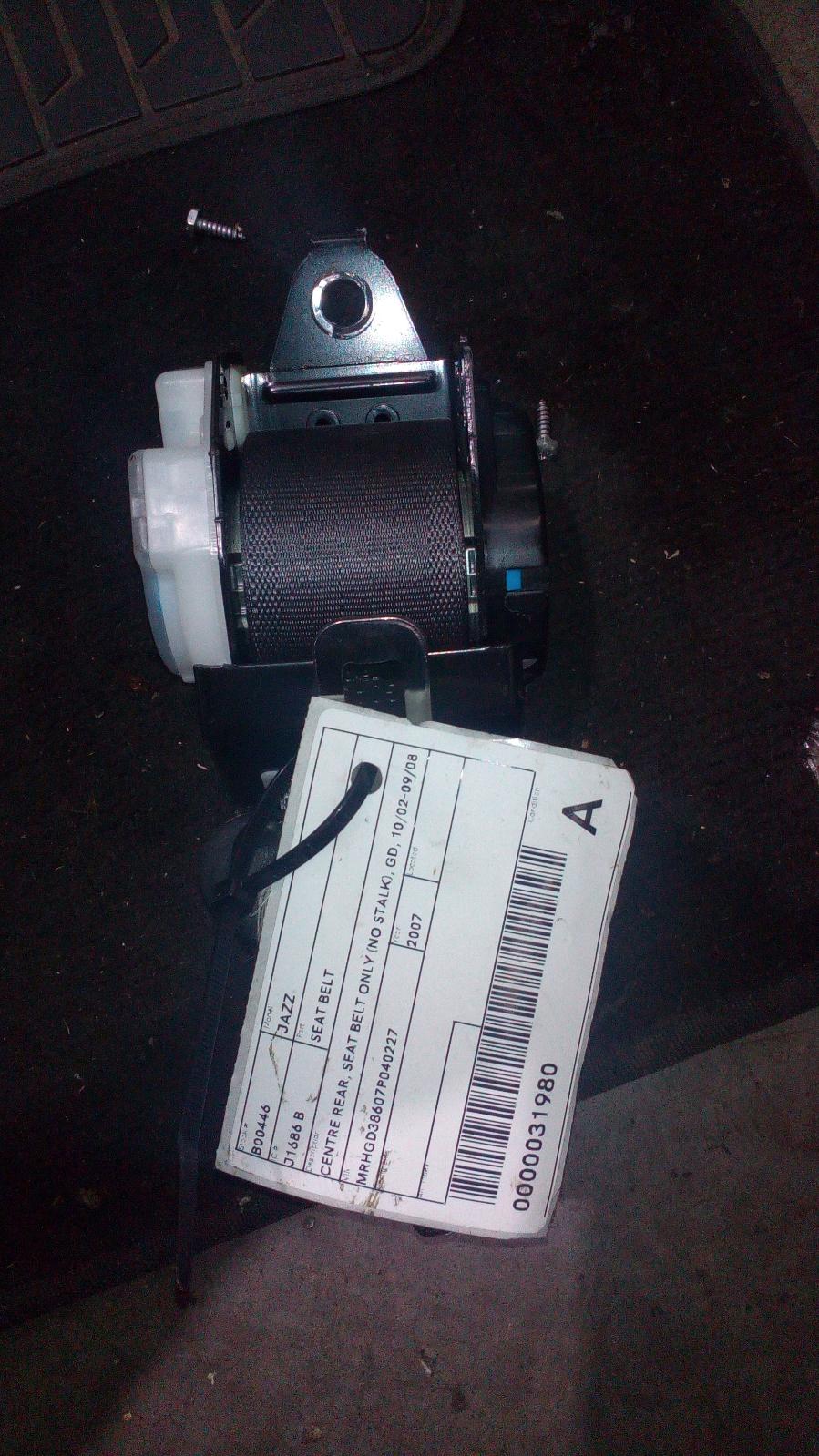 View Auto part Seatbelt/Stalk Honda Jazz 2007