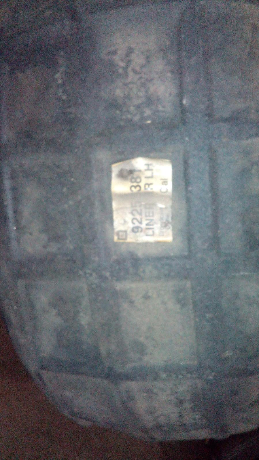 View Auto part Left Guard Liner Holden Commodore 2014