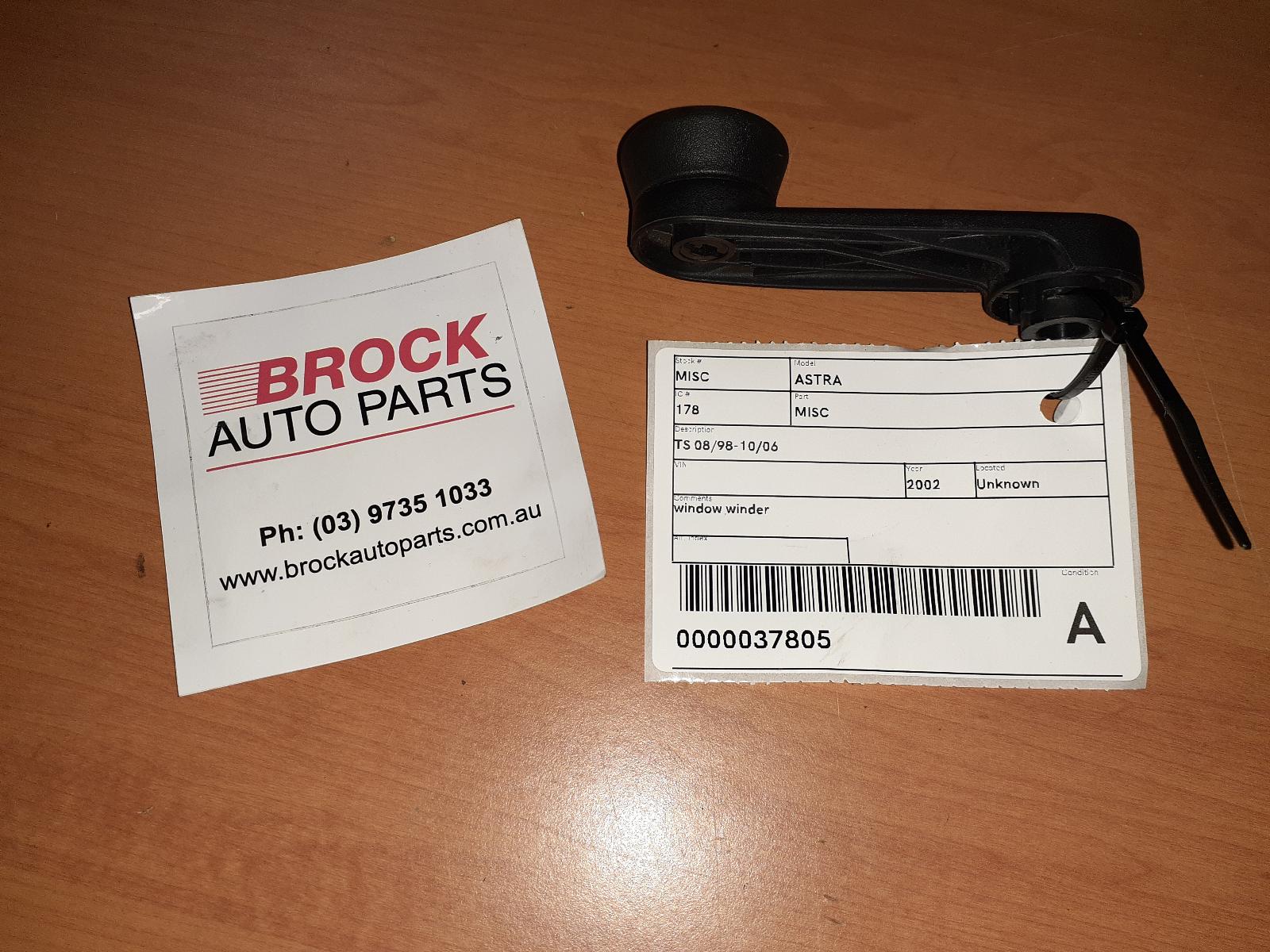 View Auto part Misc Holden Astra 2002