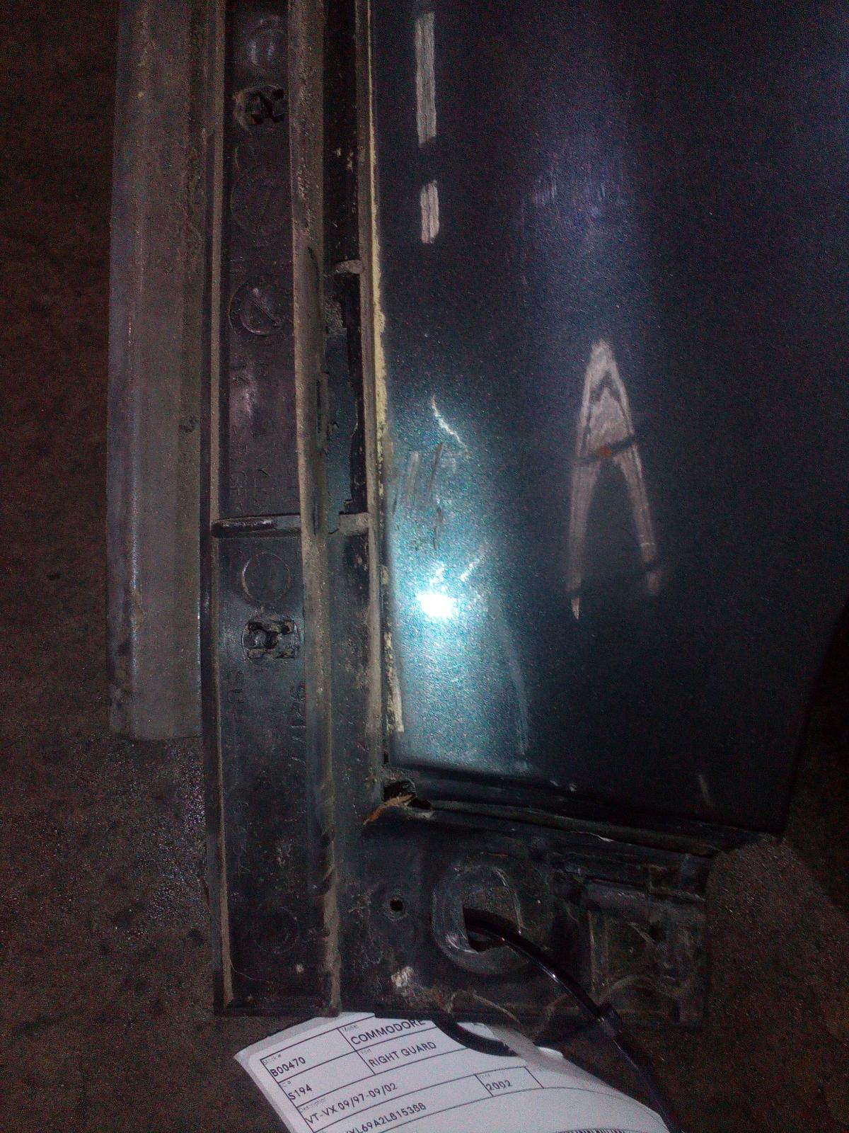 View Auto part Right Guard Holden Commodore 2002