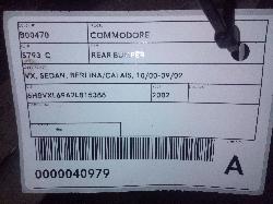 View Auto part Rear Bumper Holden Commodore 2002