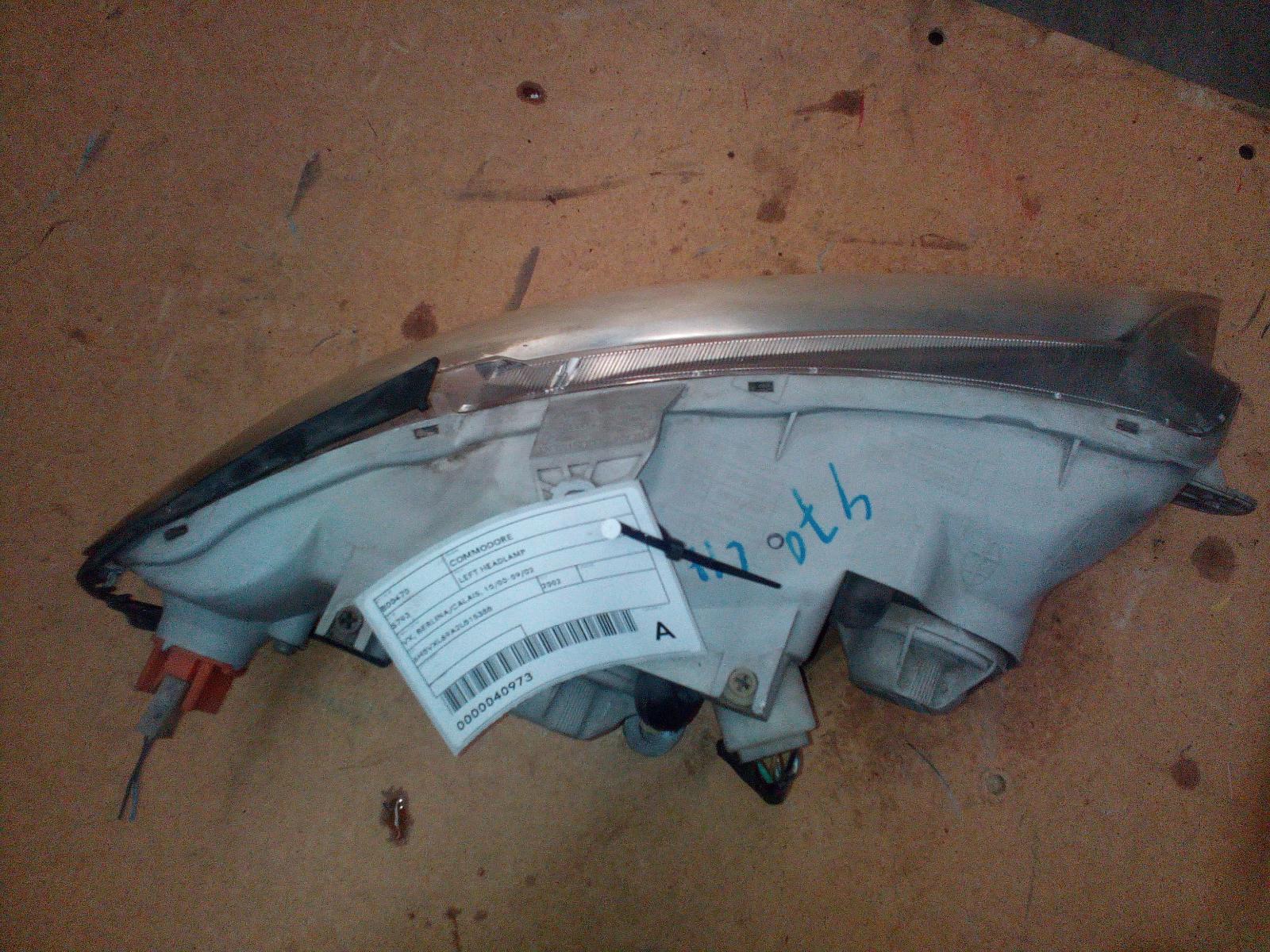 View Auto part Left Headlamp Holden Commodore 2002