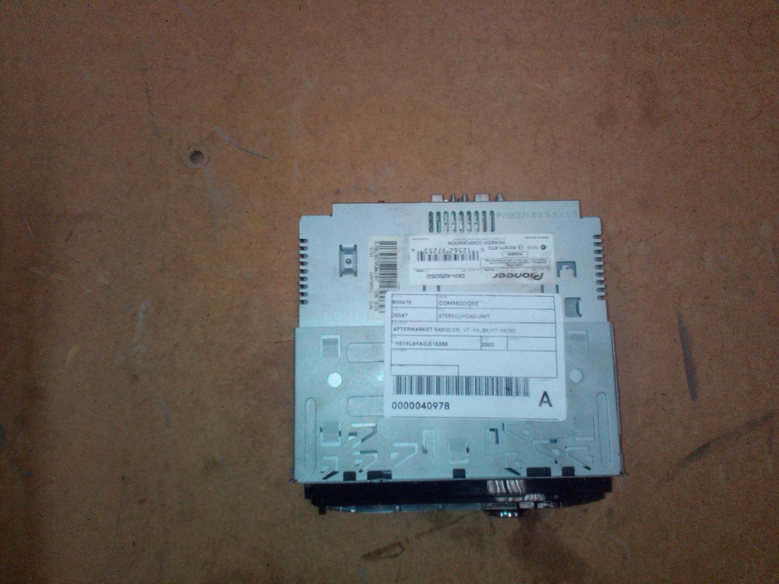 View Auto part Radio/Cd/Dvd/Sat/Tv Holden Commodore 2002