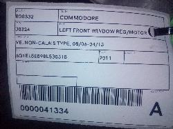 View Auto part Left Front Window Reg/Motor Holden Commodore 2011