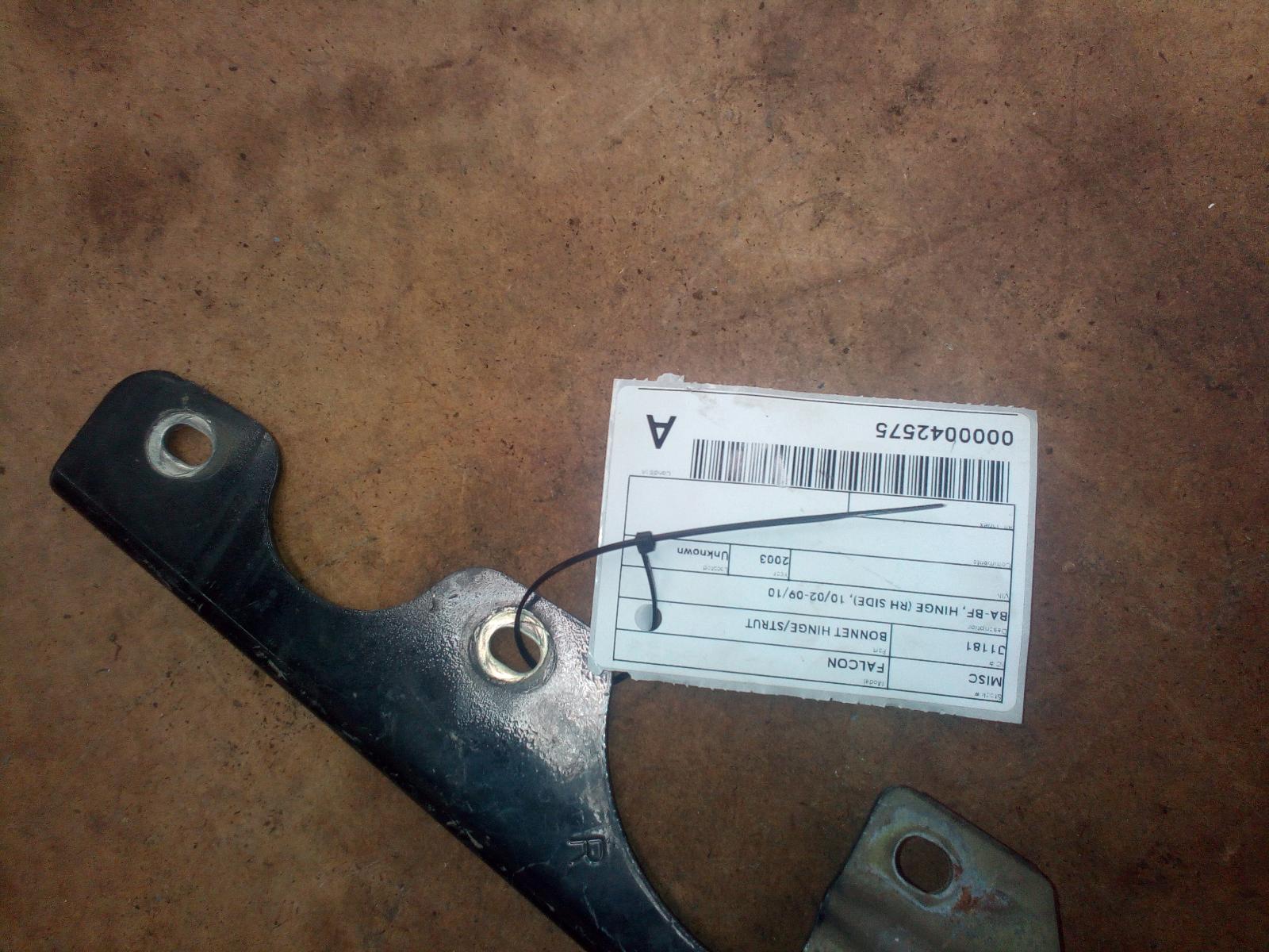 2003 Ford Falcon Bonnet Hinge/Strut View Auto part Bonnet Hinge/Strut Ford Falcon 2003