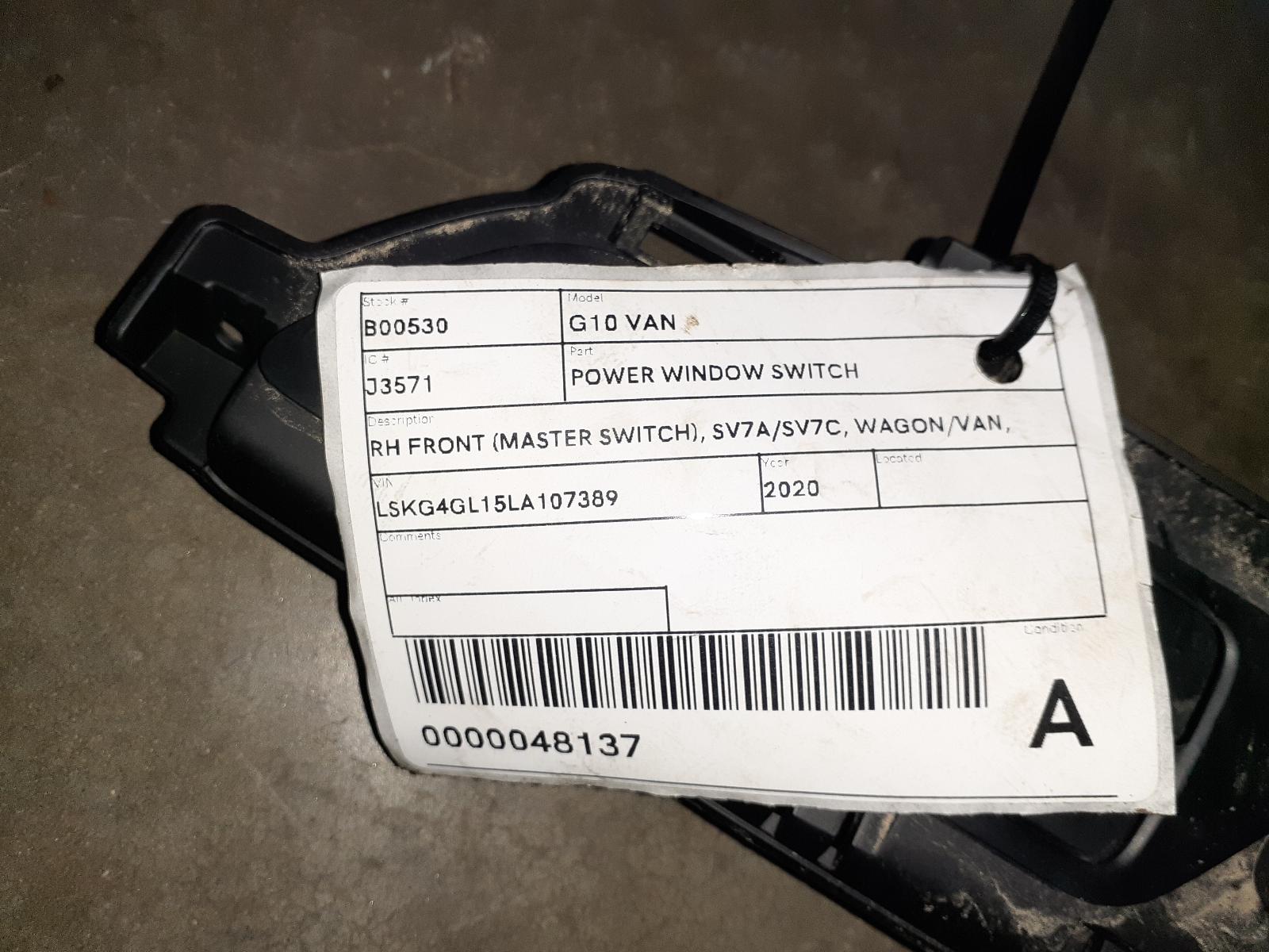 View Auto part Pwr Dr Wind Switch Ldv G10 2020