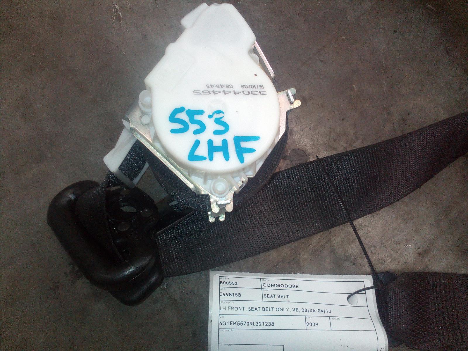 View Auto part Seatbelt/Stalk Holden Commodore 2009