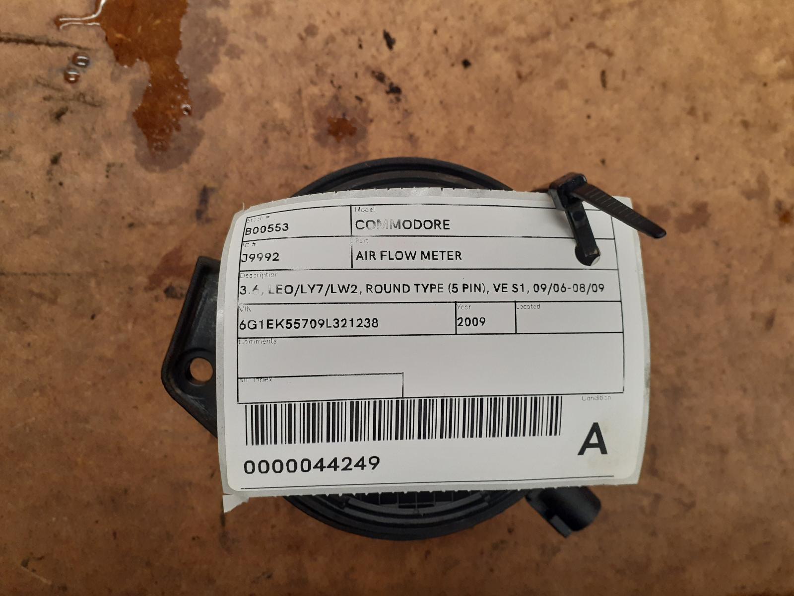 View Auto part Air Flow Meter Holden Commodore 2009