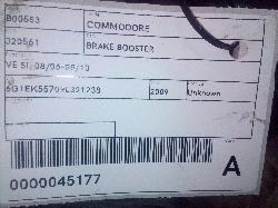 View Auto part Brake Booster Holden Commodore 2009