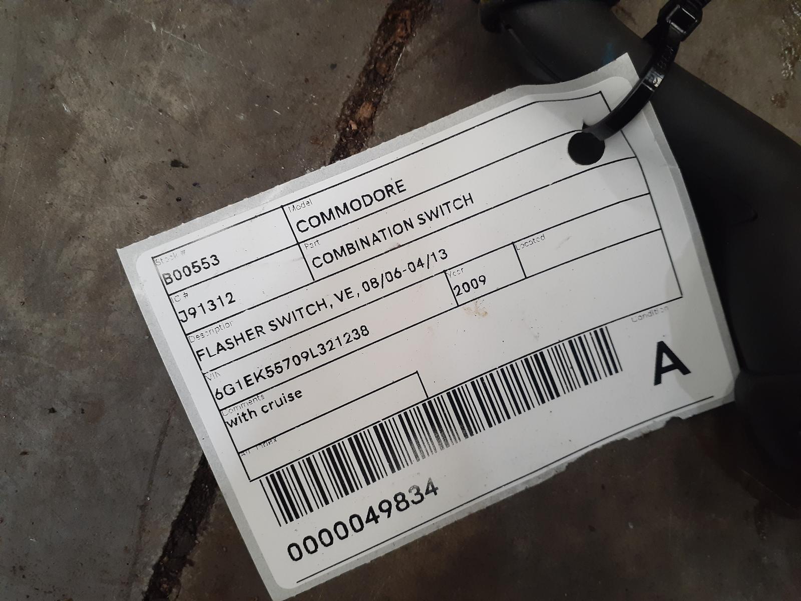 View Auto part Combination Switch Holden Commodore 2009