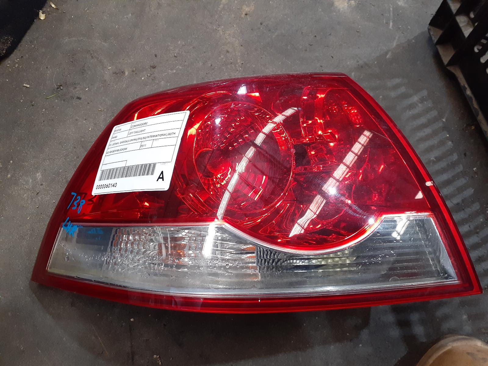 View Auto part Left Taillight Holden Commodore 2011