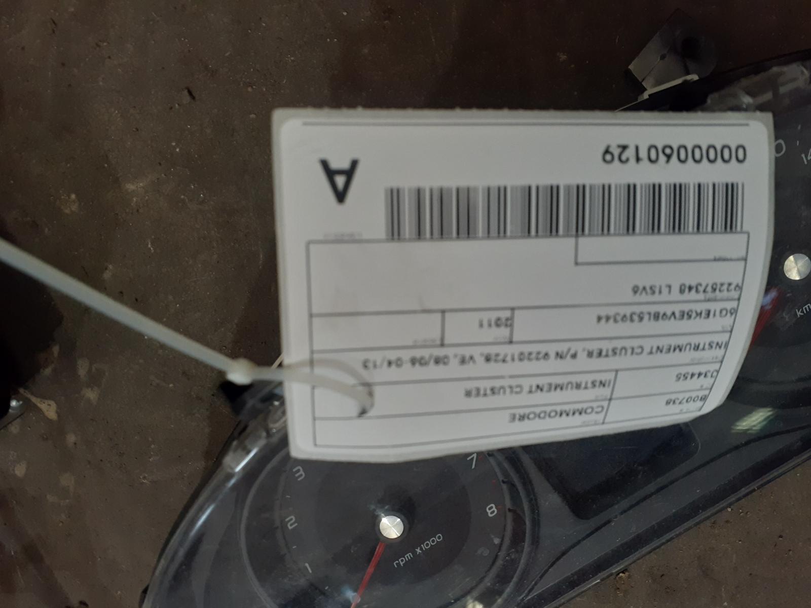 View Auto part Instrument Cluster Holden Commodore 2011