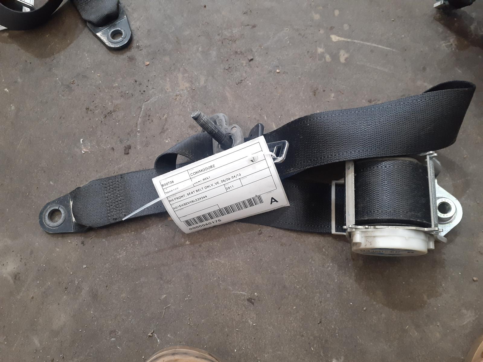 View Auto part Seatbelt/Stalk Holden Commodore 2011