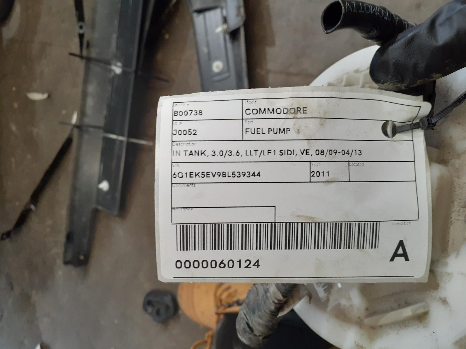View Auto part Fuel Pump Holden Commodore 2011