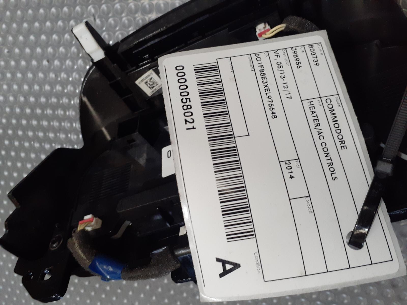 View Auto part Heater/Ac Controls Holden Commodore 2014