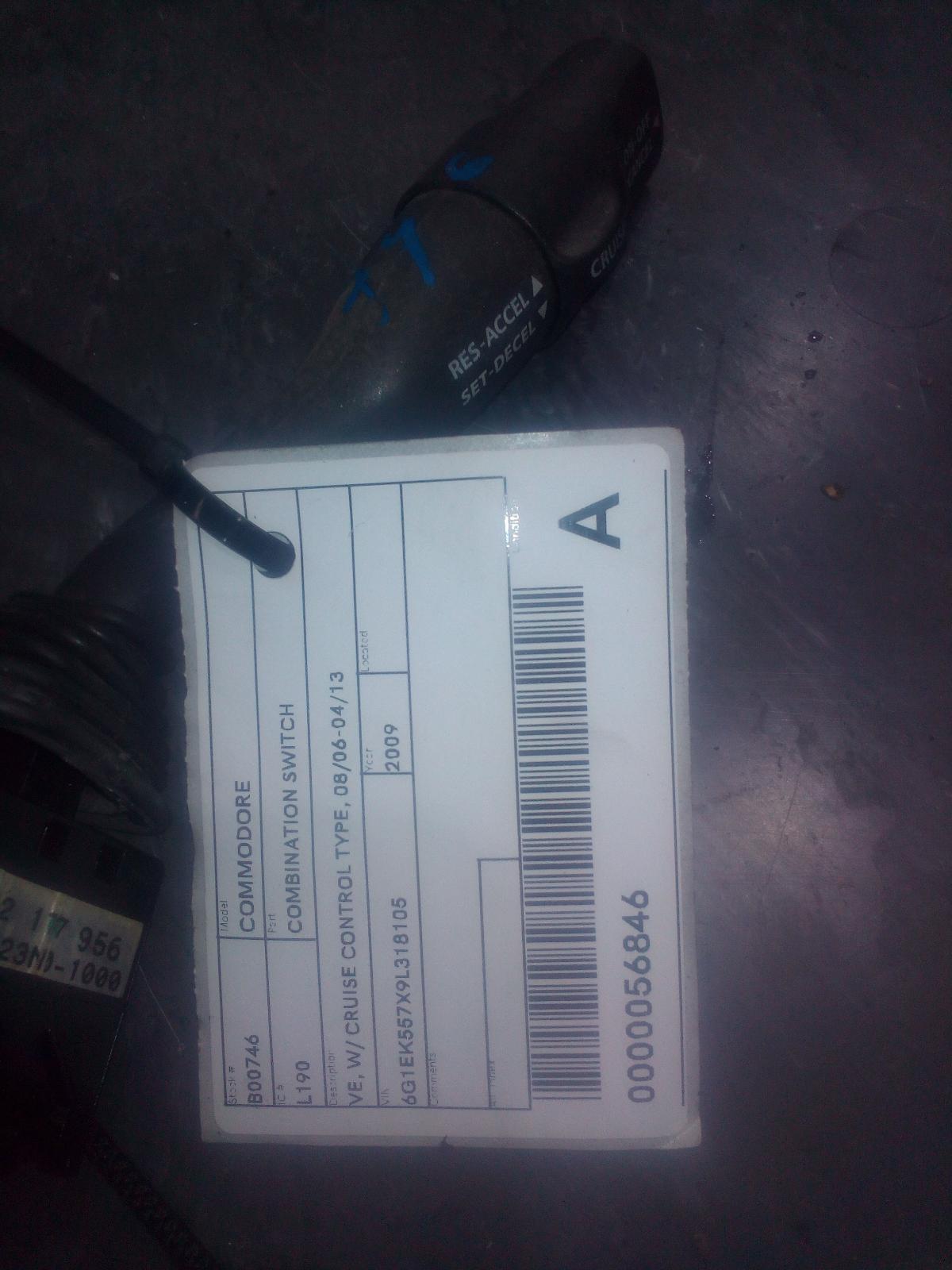 View Auto part Combination Switch Holden Commodore 2009