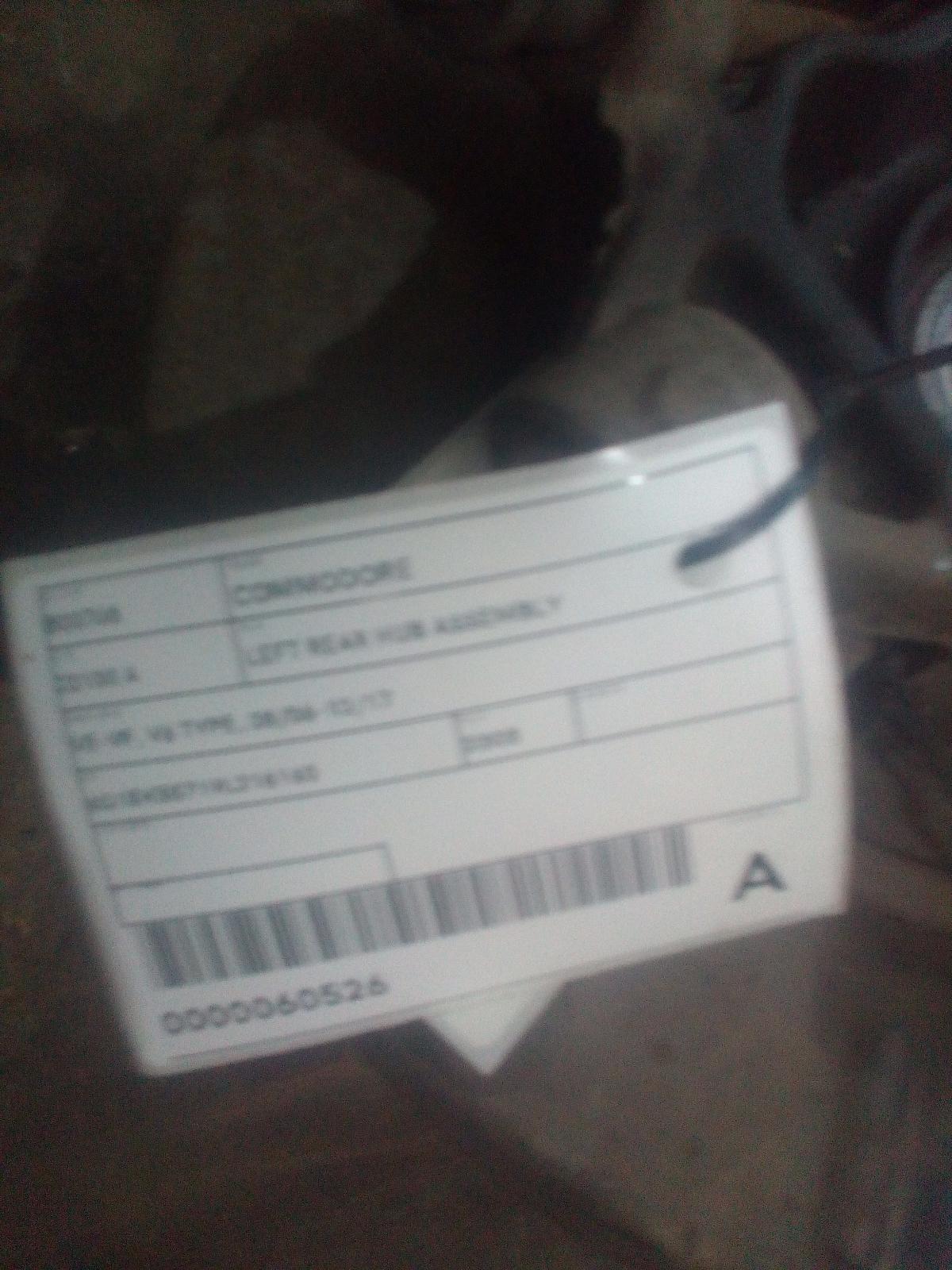 View Auto part Left Rear Hub Assembly Holden Commodore 2008