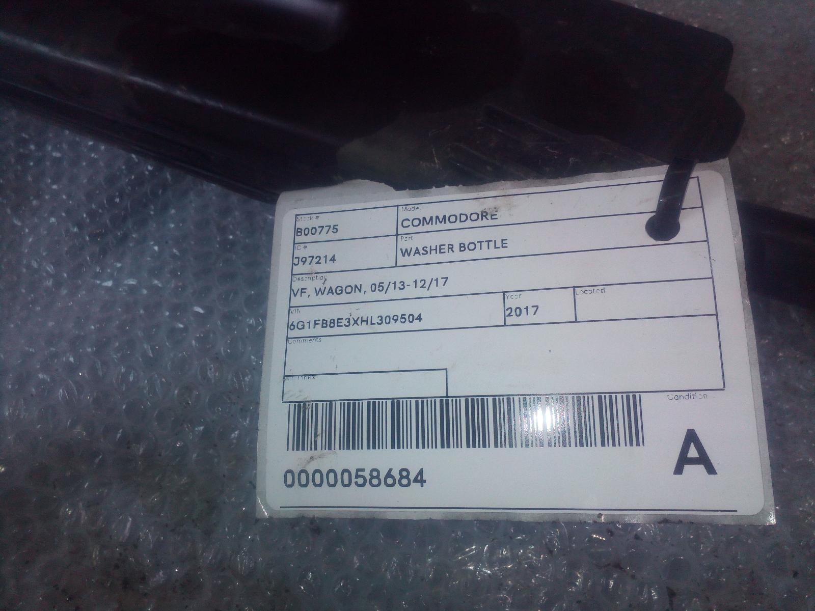 View Auto part Washer Bottle Holden Commodore 2017