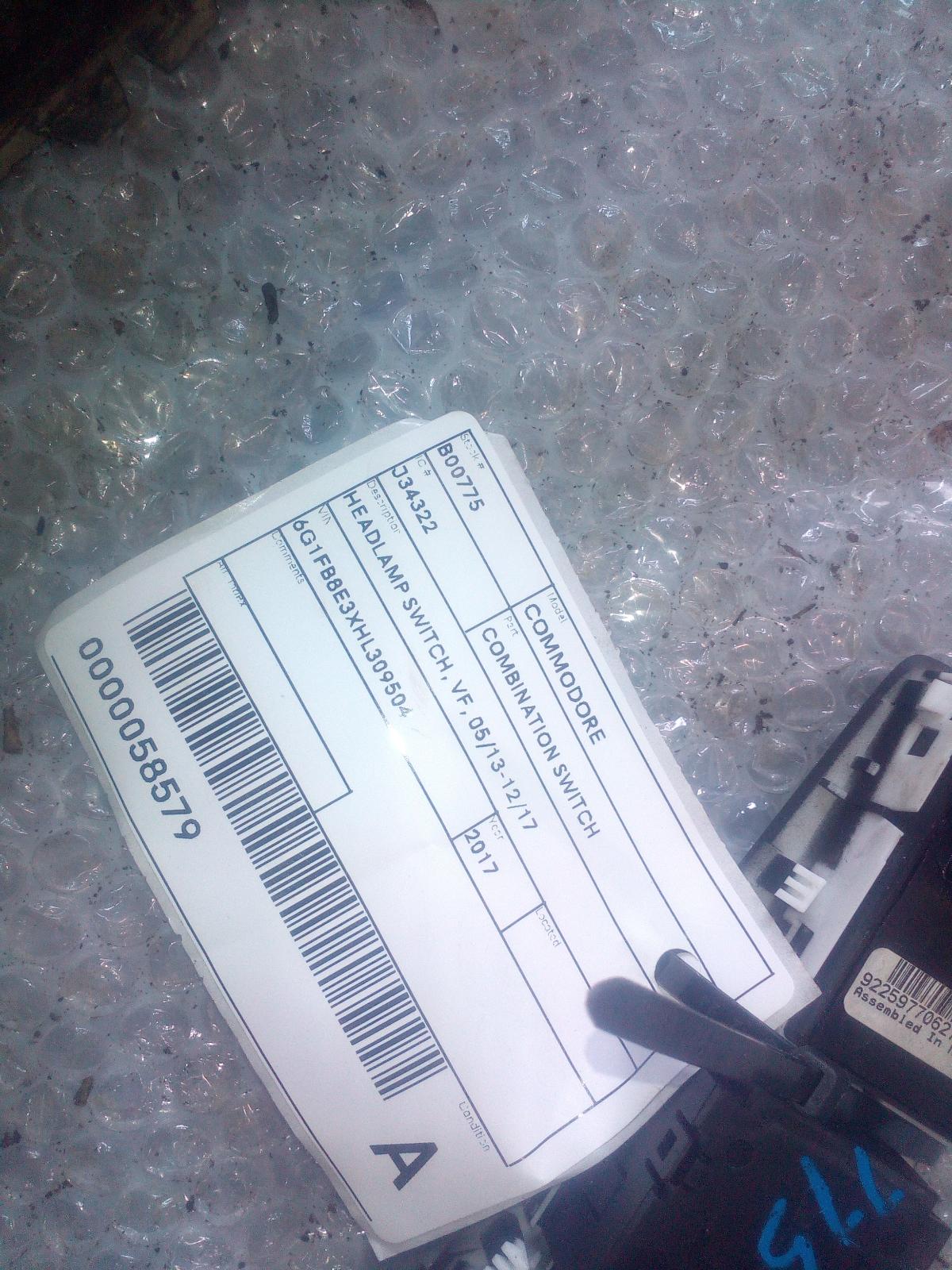 View Auto part Combination Switch Holden Commodore 2017