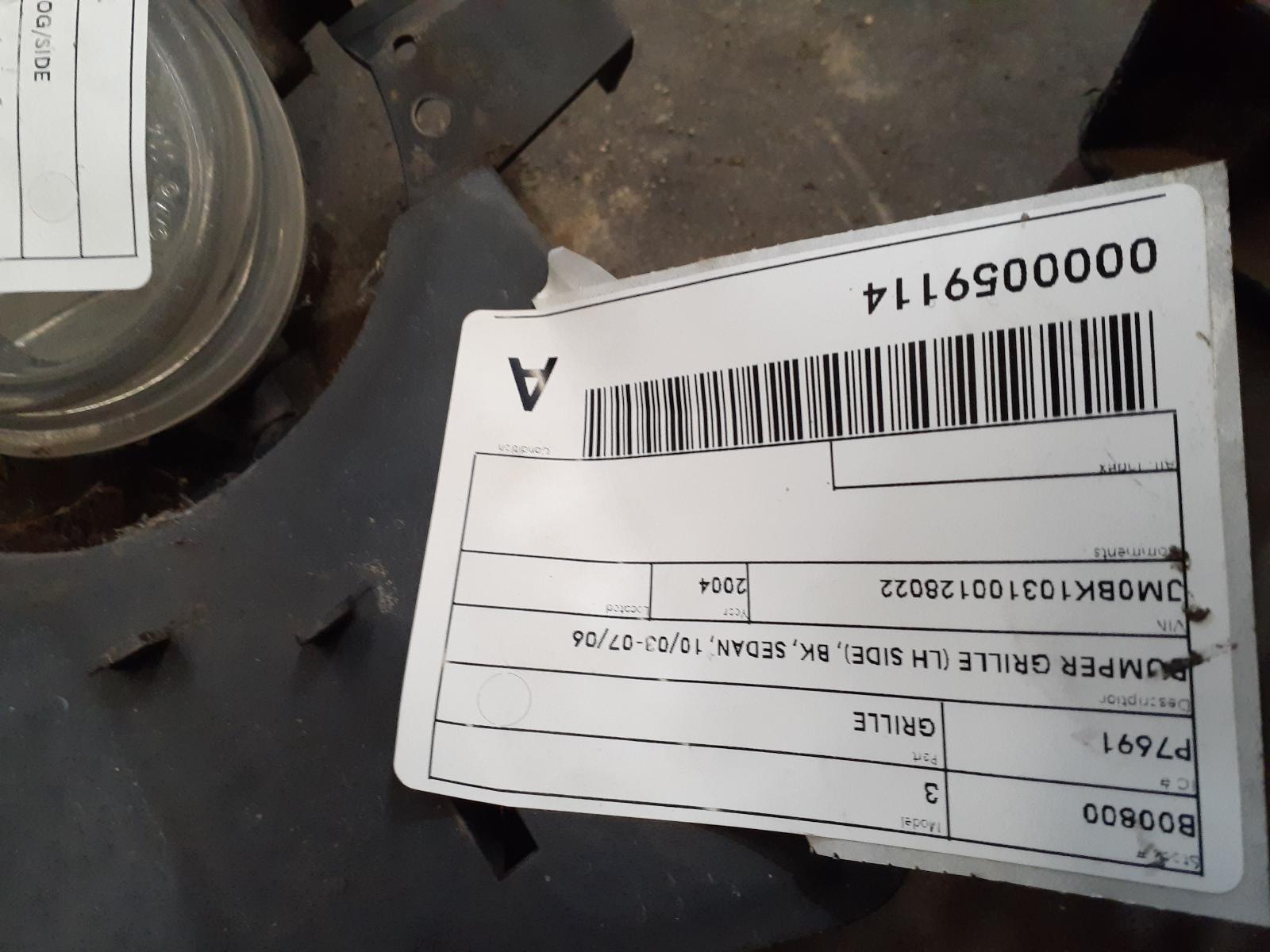 View Auto part Grille Mazda 3 2004