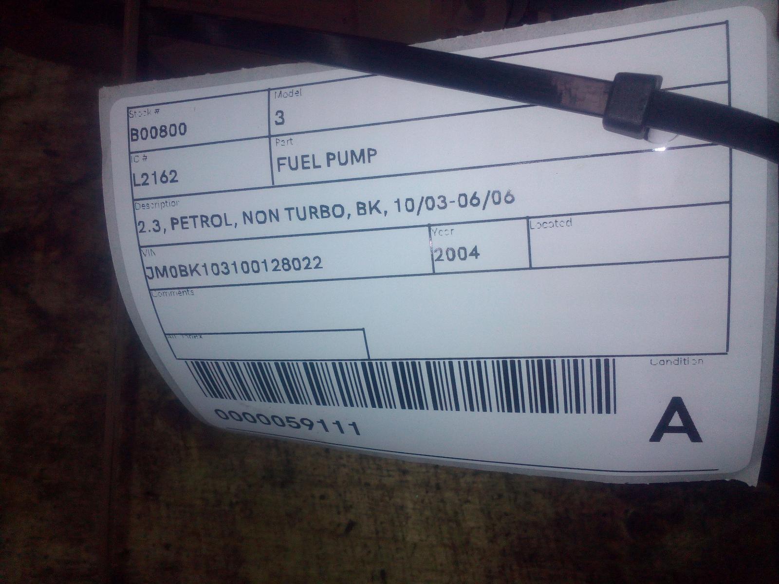 View Auto part Fuel Pump Mazda 3 2004