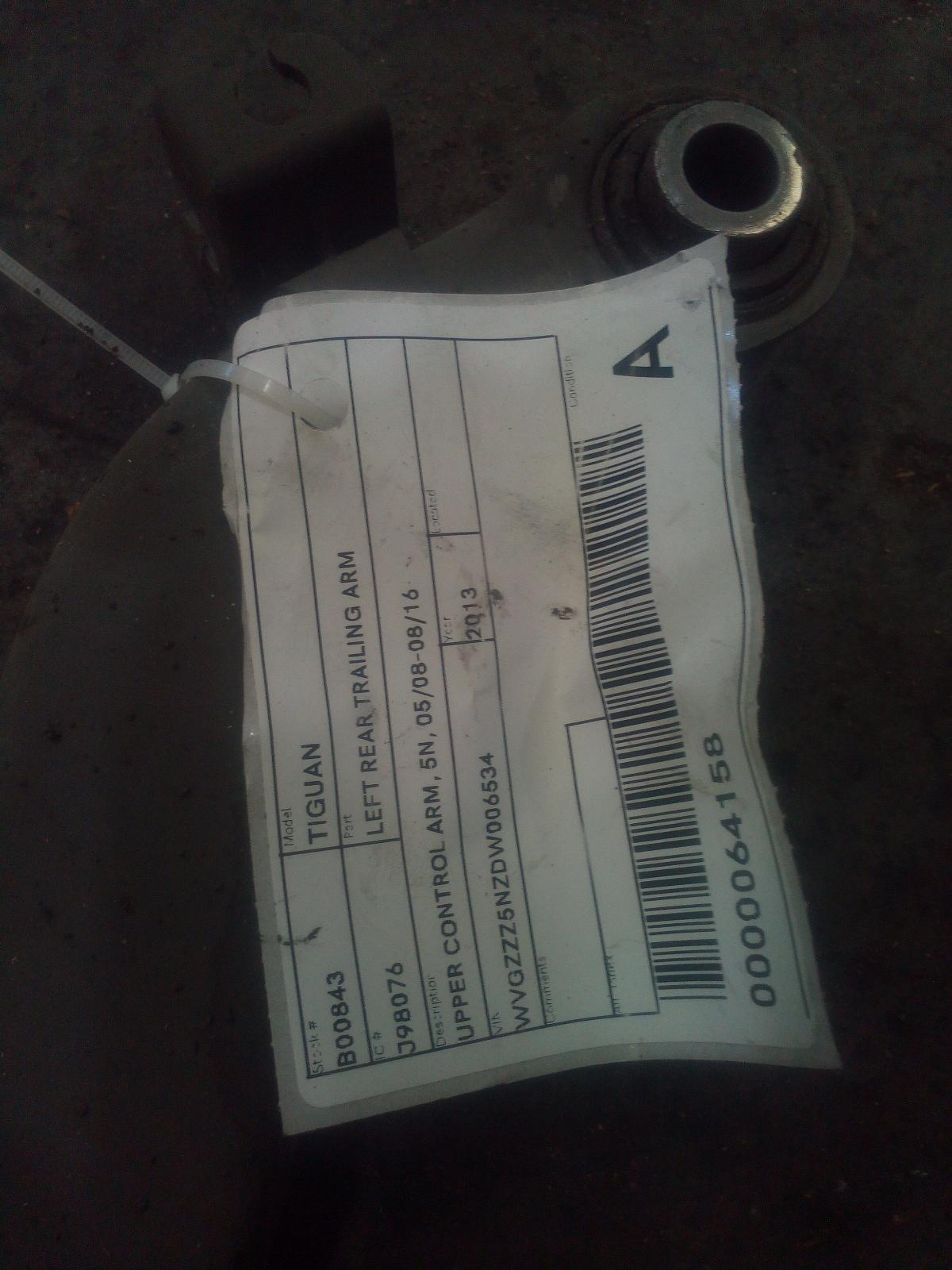 View Auto part Left Rear Trailing Arm Volkswagen Tiguan 2012