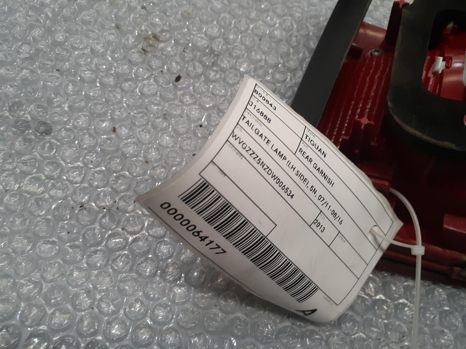 View Auto part Rear Garnish Volkswagen Tiguan 2012