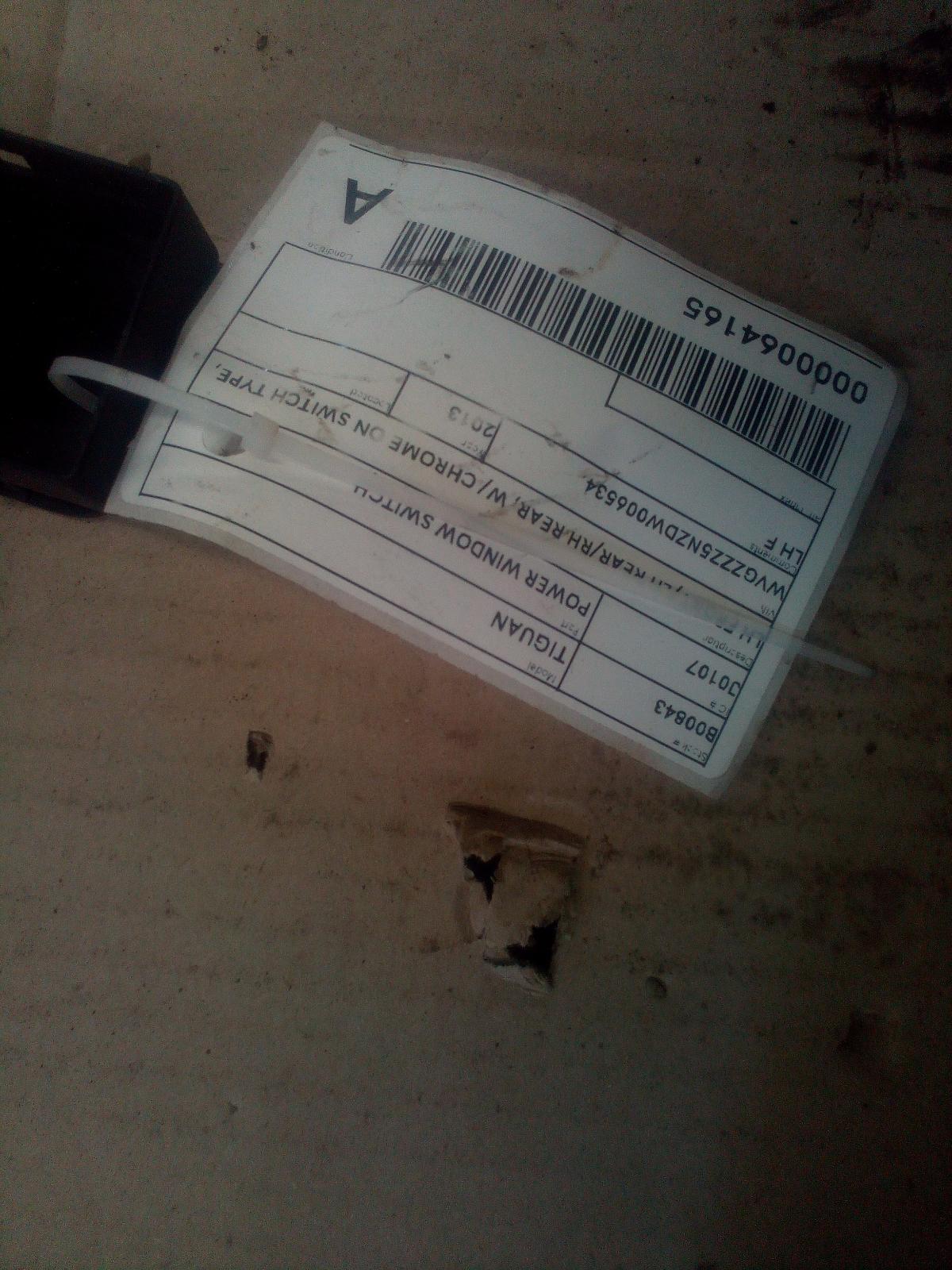 View Auto part Pwr Dr Wind Switch Volkswagen Tiguan 2012