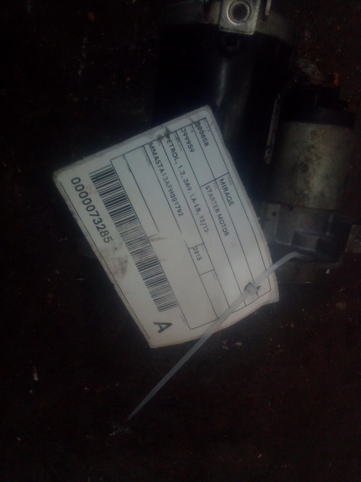 View Auto part Starter Mitsubishi Mirage 2015