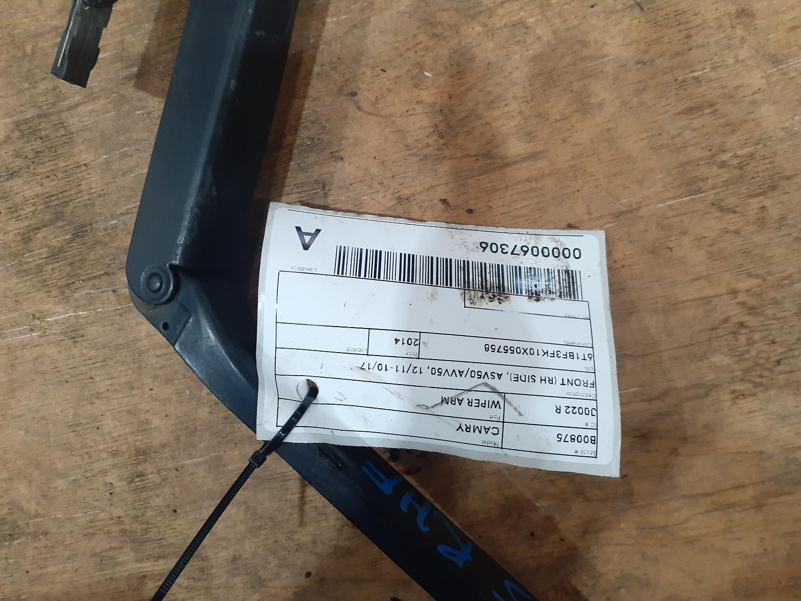 2014 Toyota Camry Wiper Arm View Auto part Wiper Arm Toyota Camry 2014